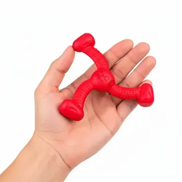 Brinquedo-Mordedor-Rokka-Stark-Pet-Vermelho-tamanho-P-na-palma-da-mao