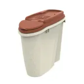 Porta-Ração Dispenser Home Plast Pet Mármore e Terra Vermelha