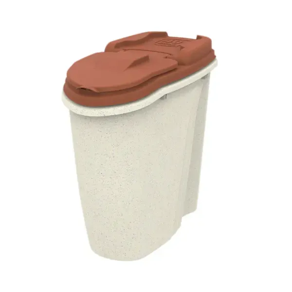 Porta-Ração Dispenser Home Plast Pet Mármore e Terra Vermelha 40 L