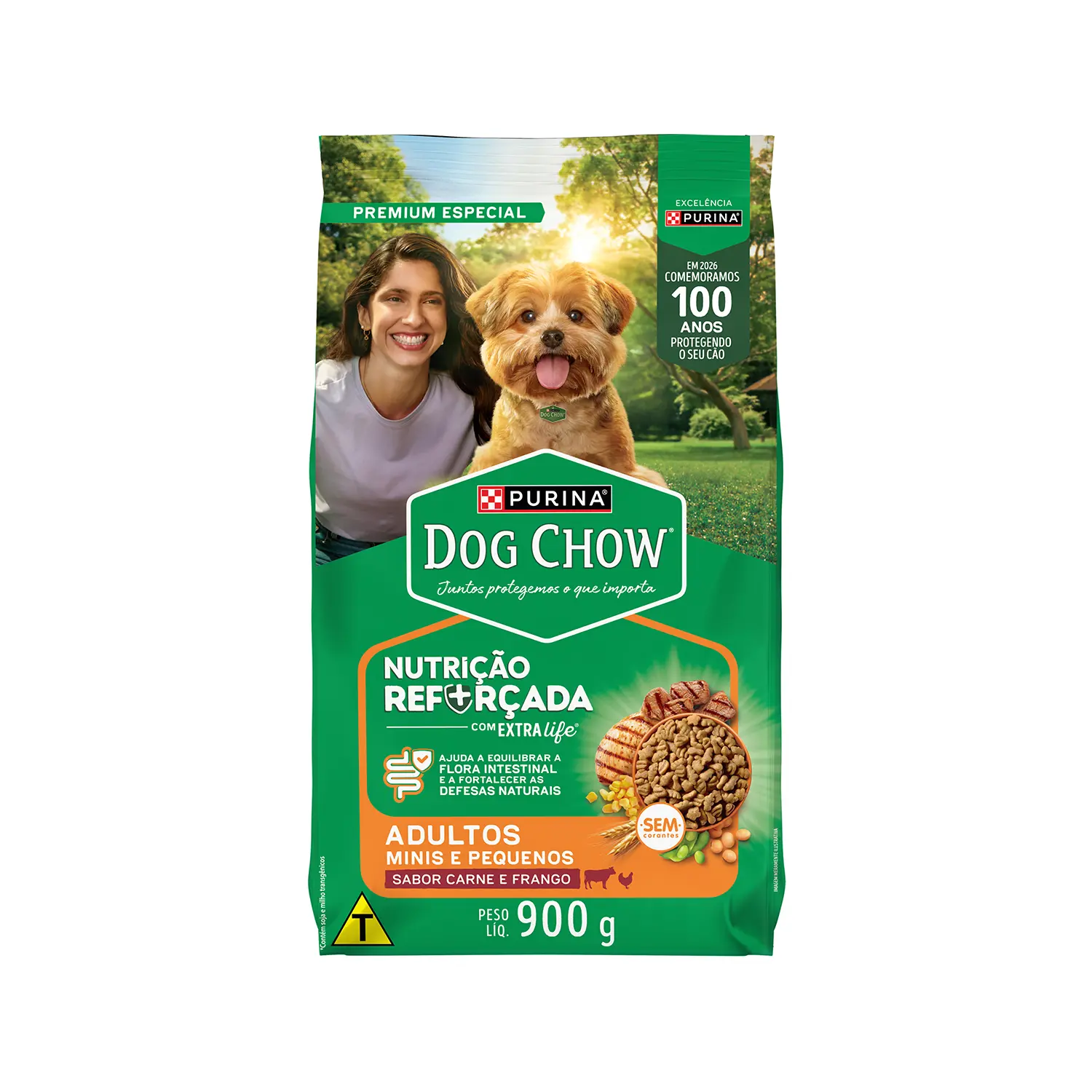 Embalagem-da-Racao-Dog-Chow-Caes-Adultos-Minis-e-Pequenos-Carne-Frango-e-Arroz
