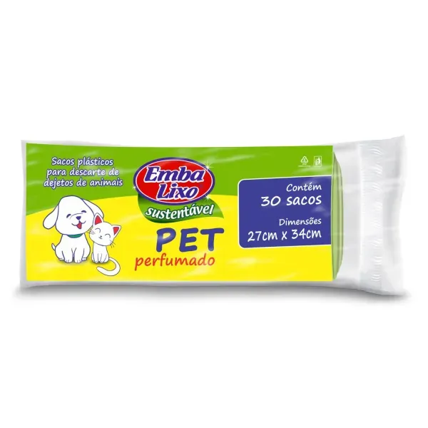 Saco para Lixo Perfumado Pet Embalixo 3L