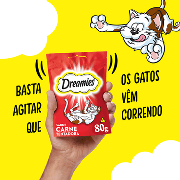 Petisco-Dreamies-Carne-Tentadora-Gatos-adoram