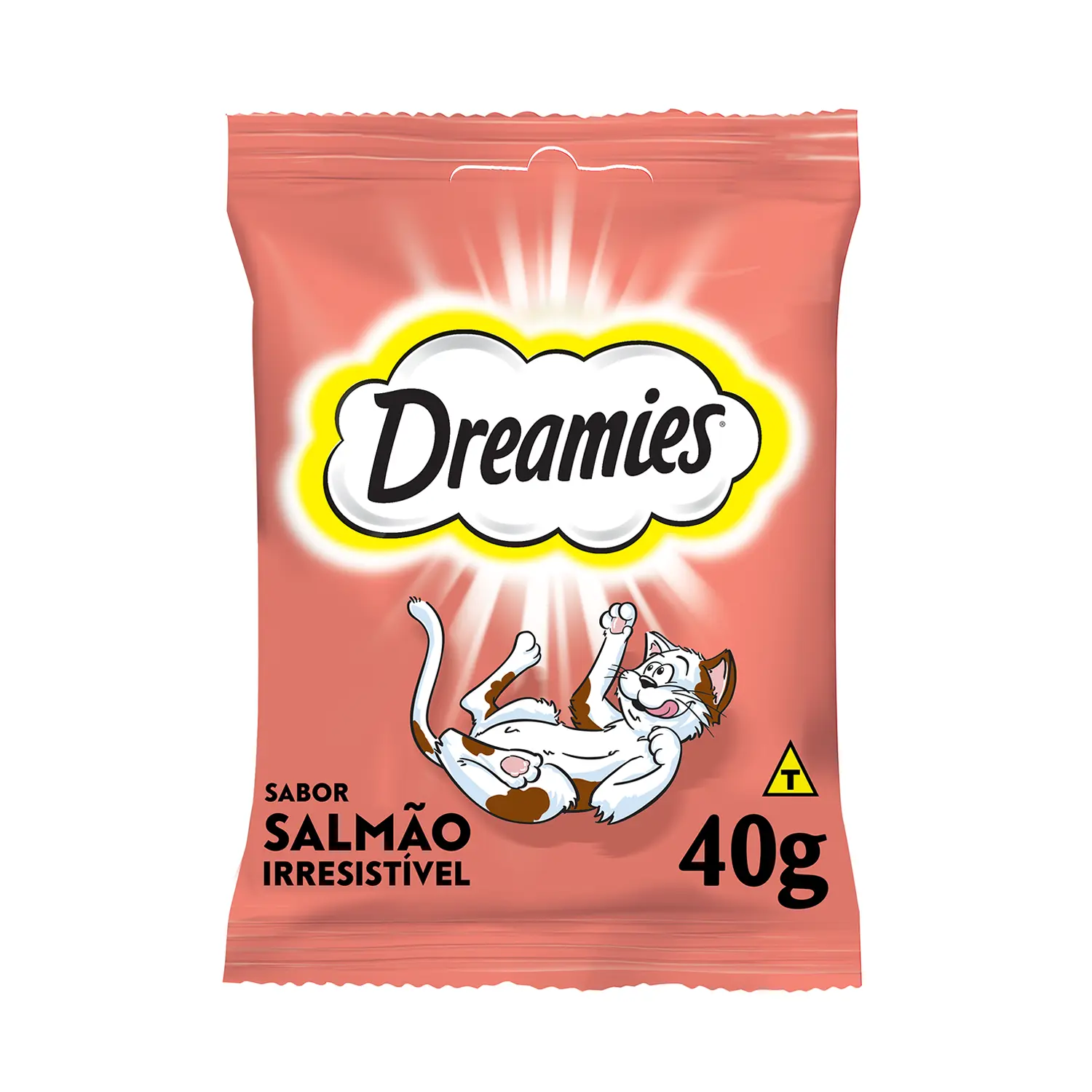 Petisco Dreamies Salmão Irresistível Gatos Adultos