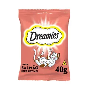 Petisco Dreamies Salmão Irresistível Gatos Adultos