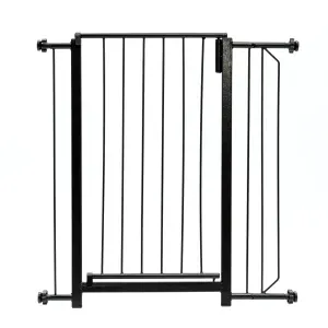 Grade Porta FIT Tubline Preta 70cm com Extensor 10cm - Único