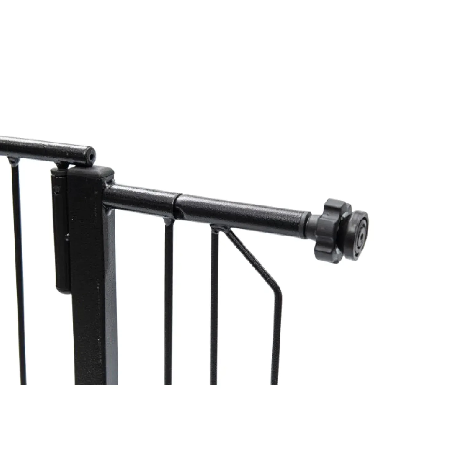 Grade Porta FIT Tubline Preta 70cm com Extensor 10cm