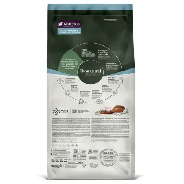 Racao-Bionatural-Sensitive-Caes-Adultos-Racas-Pequenas-Peixe-verso-da-embalagem