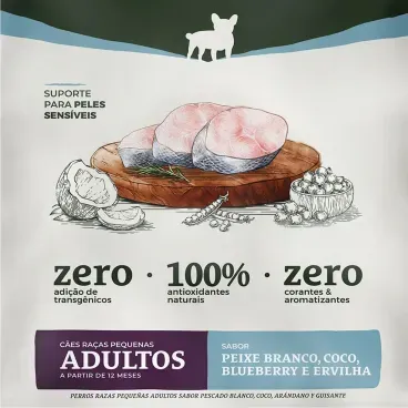 Racao-Bionatural-Sensitive-Caes-Adultos-Racas-Pequenas-Peixe-suporte-para-peles-sensiveis