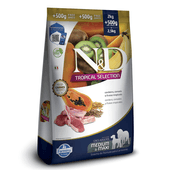 Ração N&D Tropical Selection Cães Adultos Medium e Maxi Cordeiro