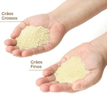 Areia-Higienica-MyHug-Milho-e-Mandioca-Granulos-Grossos-10-Kg-foto-dos-graos-