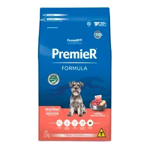 Ração Premier Formula Cães Adultos Raças Pequenas Carne e Batata Doce