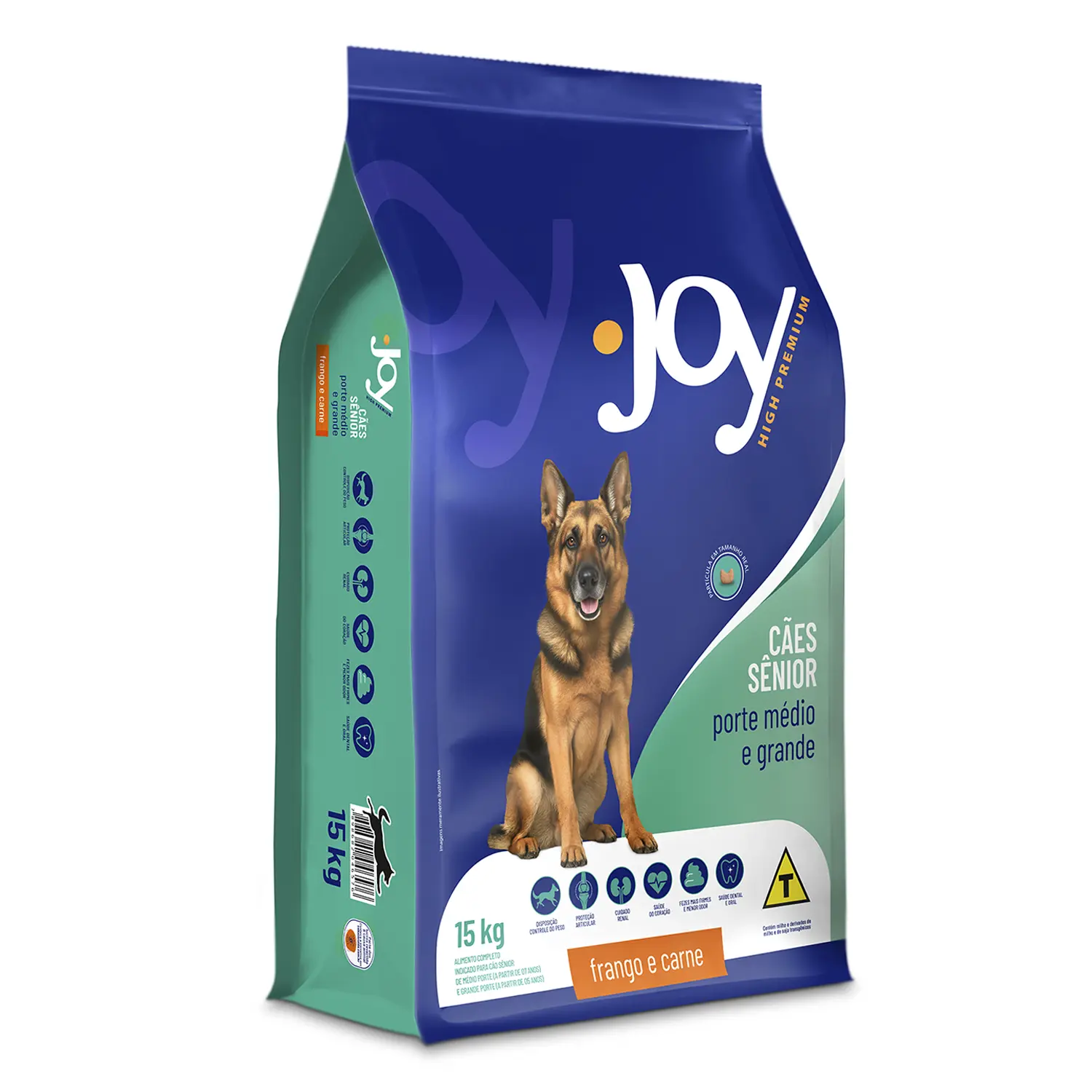 Ração Joy High Premium Cães Sênior Raças Médias e Grandes Frango e Carne