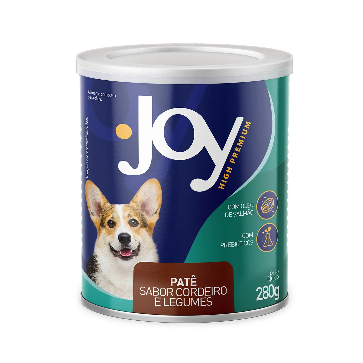 Ração Úmida Joy Patê para Cães Adultos Cordeiro