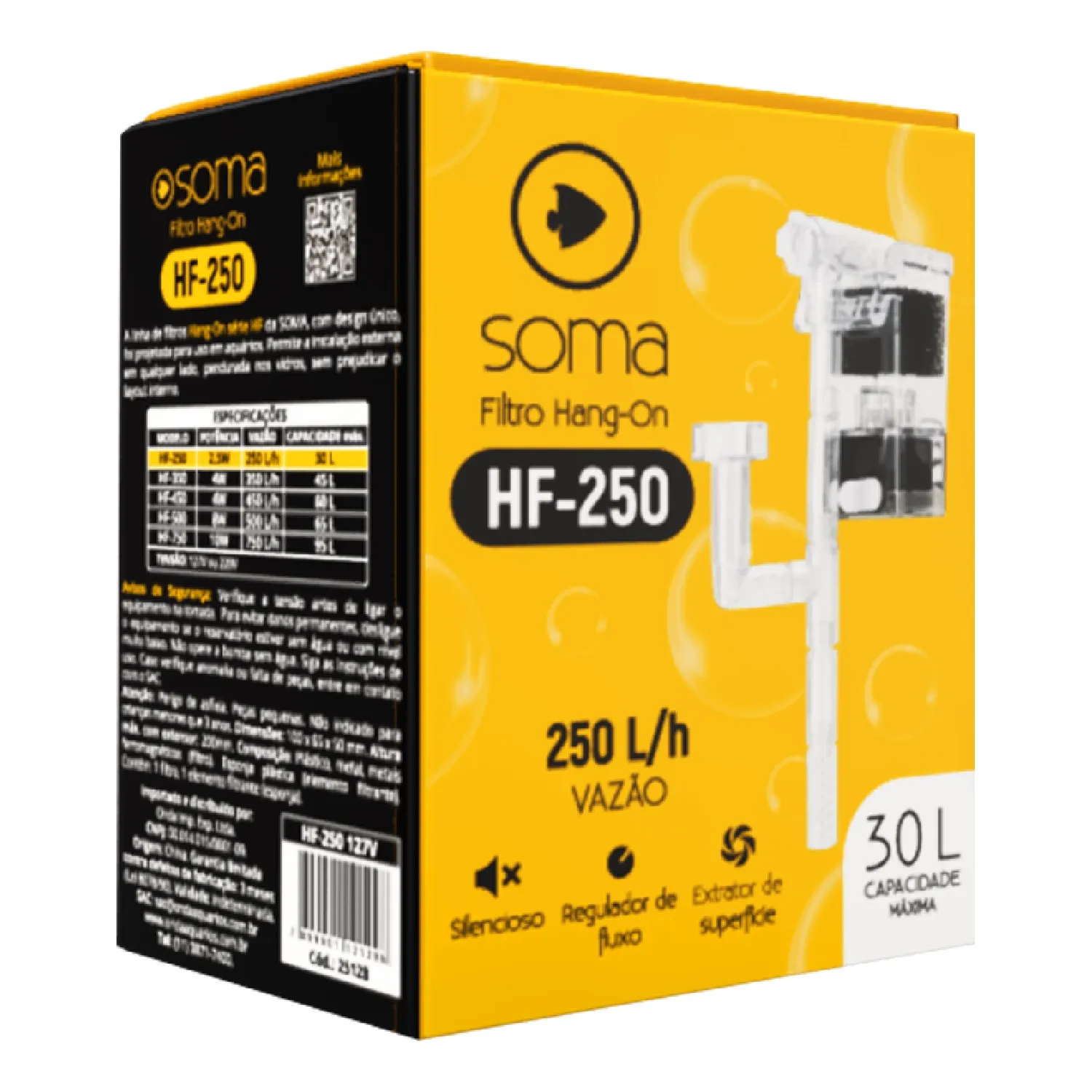 Filtro Externo Hang-on Soma HF-250