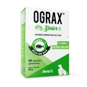 Ograx Sênior 5 Suplemento Alimentar - 30 cápsulas