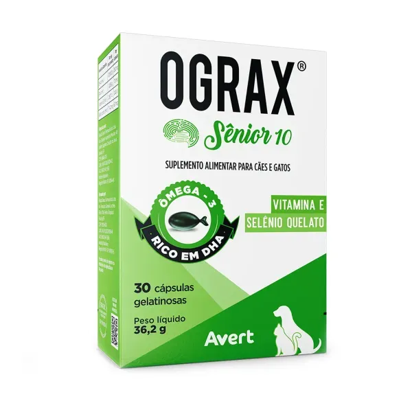 Ograx Sênior 10 Suplemento Alimentar 30 cápsulas