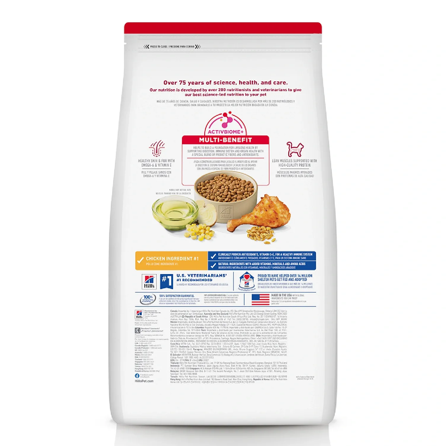 Ração Hill's Science Diet para Gatos Adultos Sabor Frango