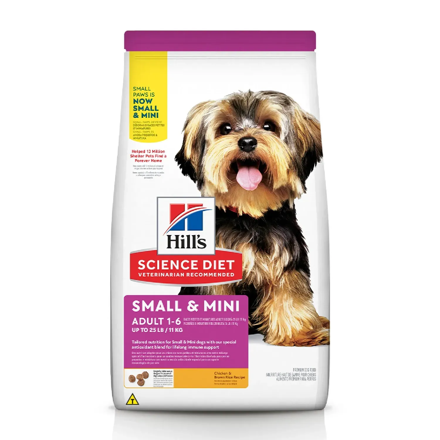 Racao-Hills-Science-Diet-Caes-Adultos-Pequenos-e-Mini-frente