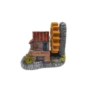 Enfeite para Aquário Cabana com Moinho Aquária