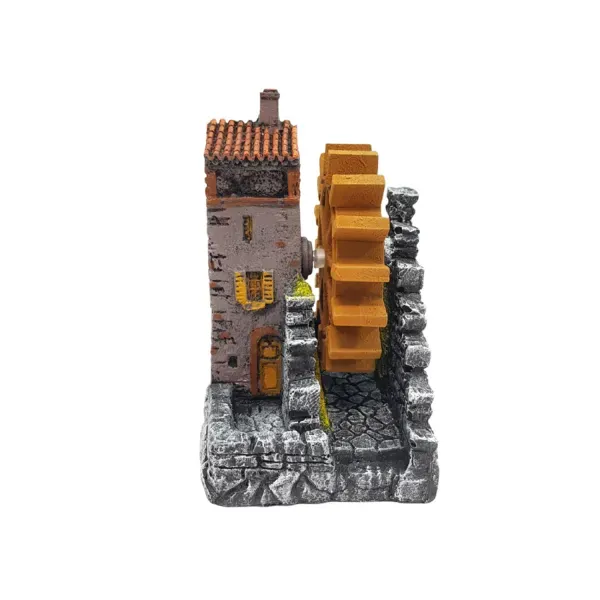 Enfeite para Aquário Torre com Moinho Aquária Único