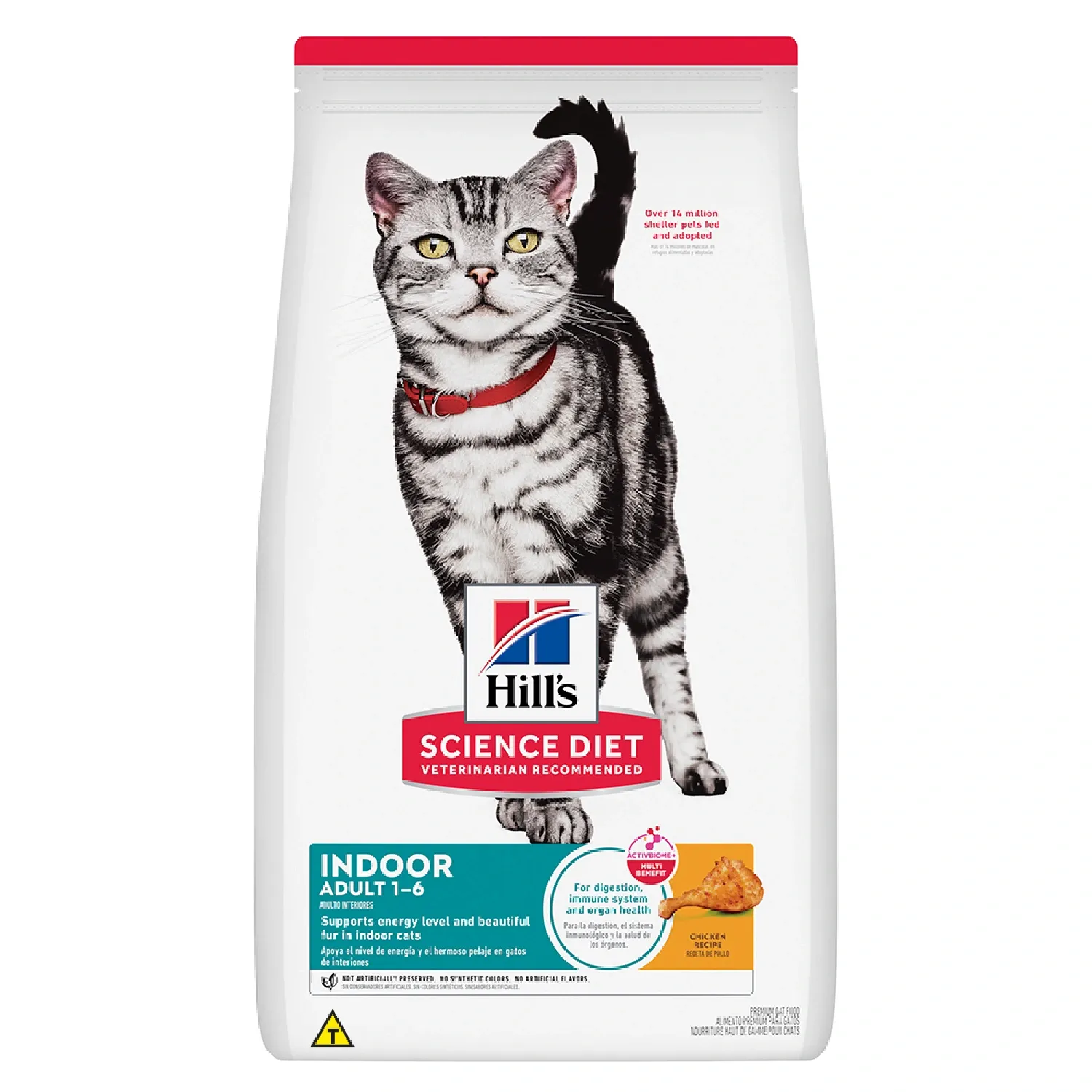 Ração Hill's Science Diet Indoor Gatos Adultos Castrados Sabor Frango
