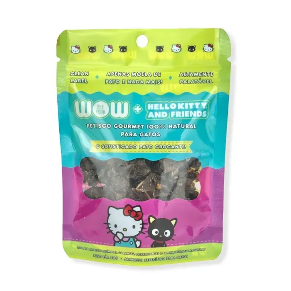 Petisco para Gatos Hello Kitty Pato Wow 50 g