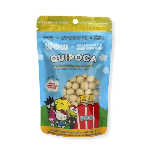 Petisco para Cães Quipoca Hello Kitty Frango Wow 30 g