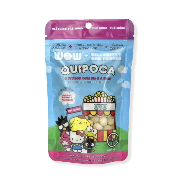 Petisco para Cães Quipoca Suíno Hello Kitty Wow 30 g