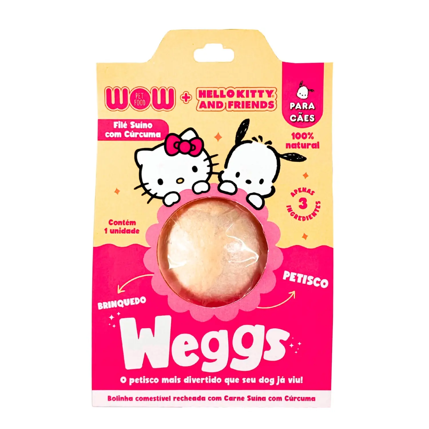Petisco-Weggs-para-Caes-Hello-Kitty-Lombinho-e-Curcuma-Wow