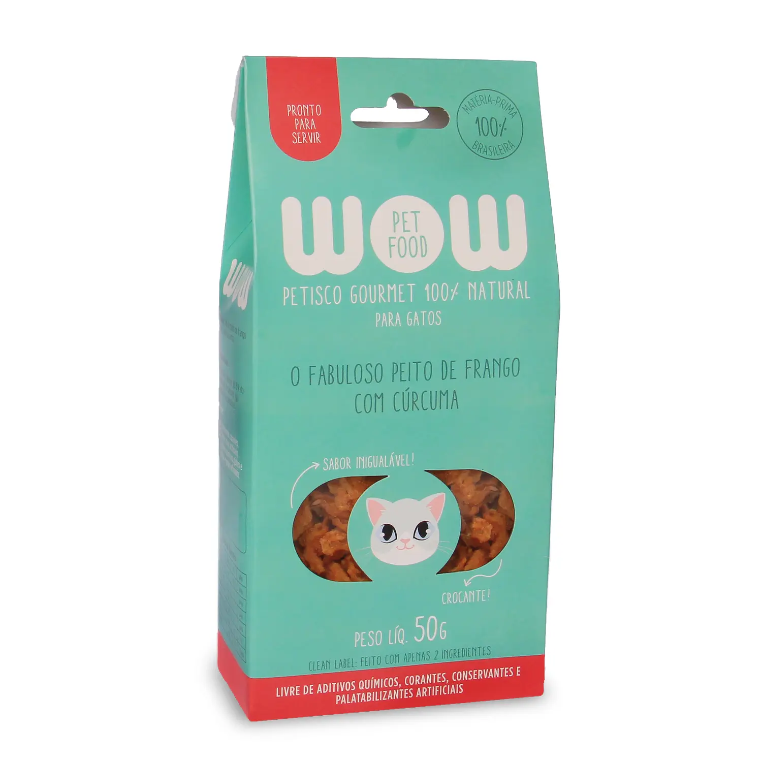 Petisco-Gourmet-para-Gatos-Frango-e-Curcuma-Wow