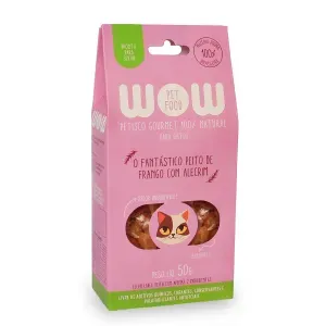 Petisco Gourmet para Gatos Frango e Alecrim Wow - 50 g
