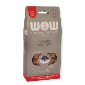Petisco Gourmet para Gatos Lombinho Crocante Wow - 50 g