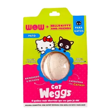 Petisco-Weggs-para-Gatos-Hello-Kitty-Pato-e-Catnip-Wow