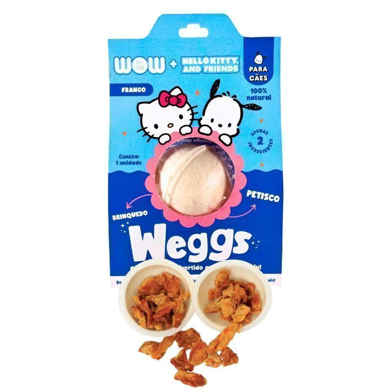 Petisco Weggs para Cães Hello Kitty Frango Wow