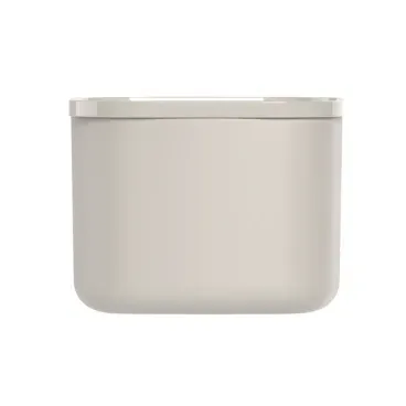 3-Porta Racao Quadrado Bege Ou 450ml