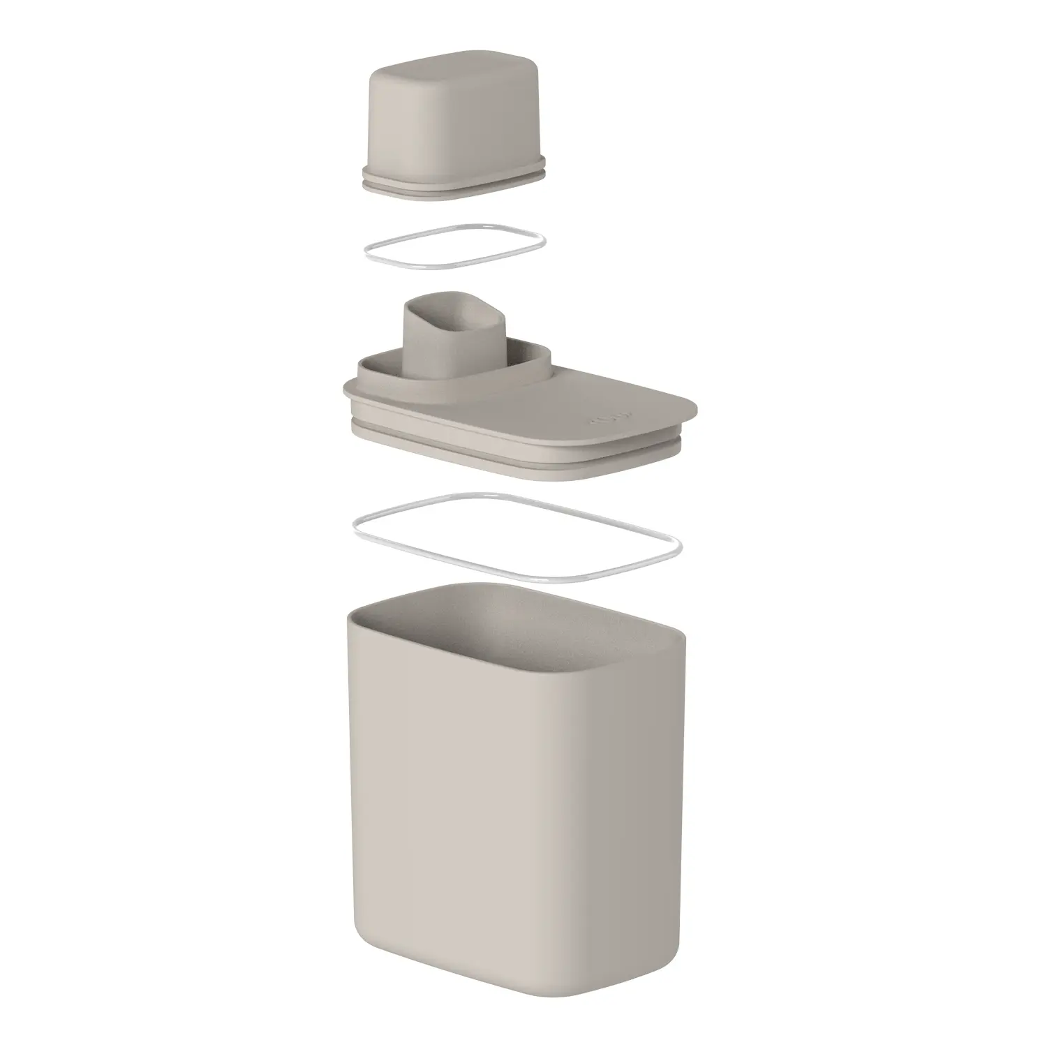 Porta Ração com Medidor Bege Ou Porta Ração com Medidor Bege Ou