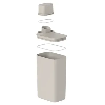 5-Porta Racao com Medidor Bege Ou 2.3L