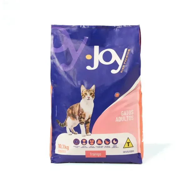 Ração Joy High Premium para Gatos Adultos Frango 10,1 kg