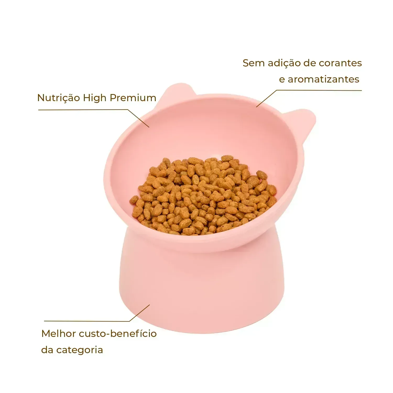 Ração Joy High Premium para Gatos Castrados Frango