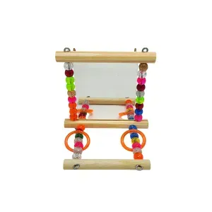 Brinquedo Espelho com Poleiro para Pássaros Animalíssimo - Único