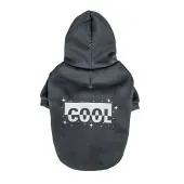 Moletom com Capuz para Cães Cool Flicks Preto