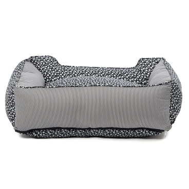 Verso-da-Cama-Flicks-Ossinho-Preta-para-Caes-e-Gatos