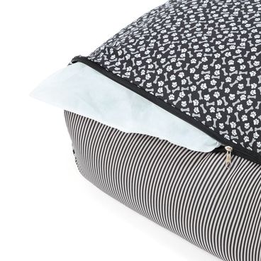 Enchimento-da-Cama-Flicks-Ossinho-Preta-para-Caes-e-Gatos