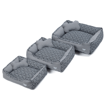 Tamanhos-da-Cama-Flicks-Ossinho-Preta-para-Caes-e-Gatos