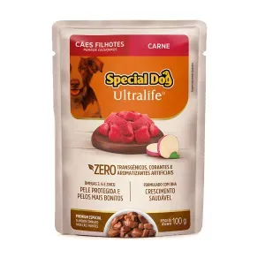 Ração Úmida Special Dog Ultralife Cães Filhotes Carne - 100 g