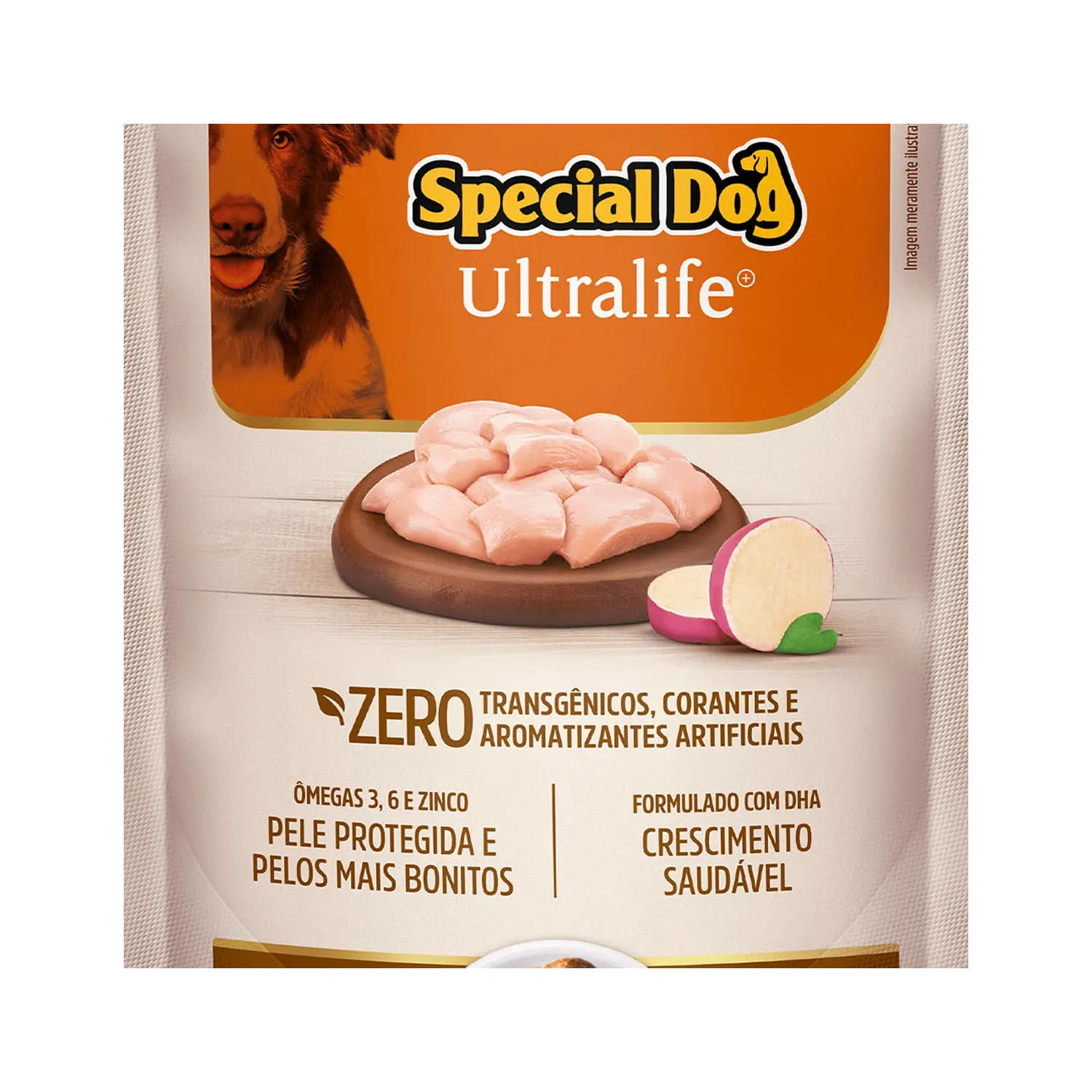 Ração Úmida Special Dog Ultralife Cães Filhotes Frango Ração Úmida Special Dog Ultralife Cães Filhotes Frango