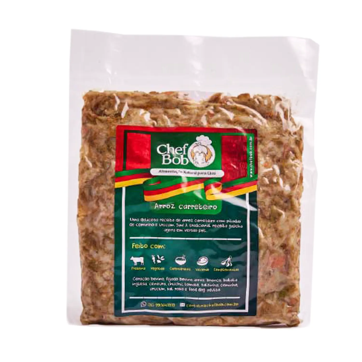 Alimentacao-Natural-Chef-Bob-para-Caes-Arroz-Carreteiro