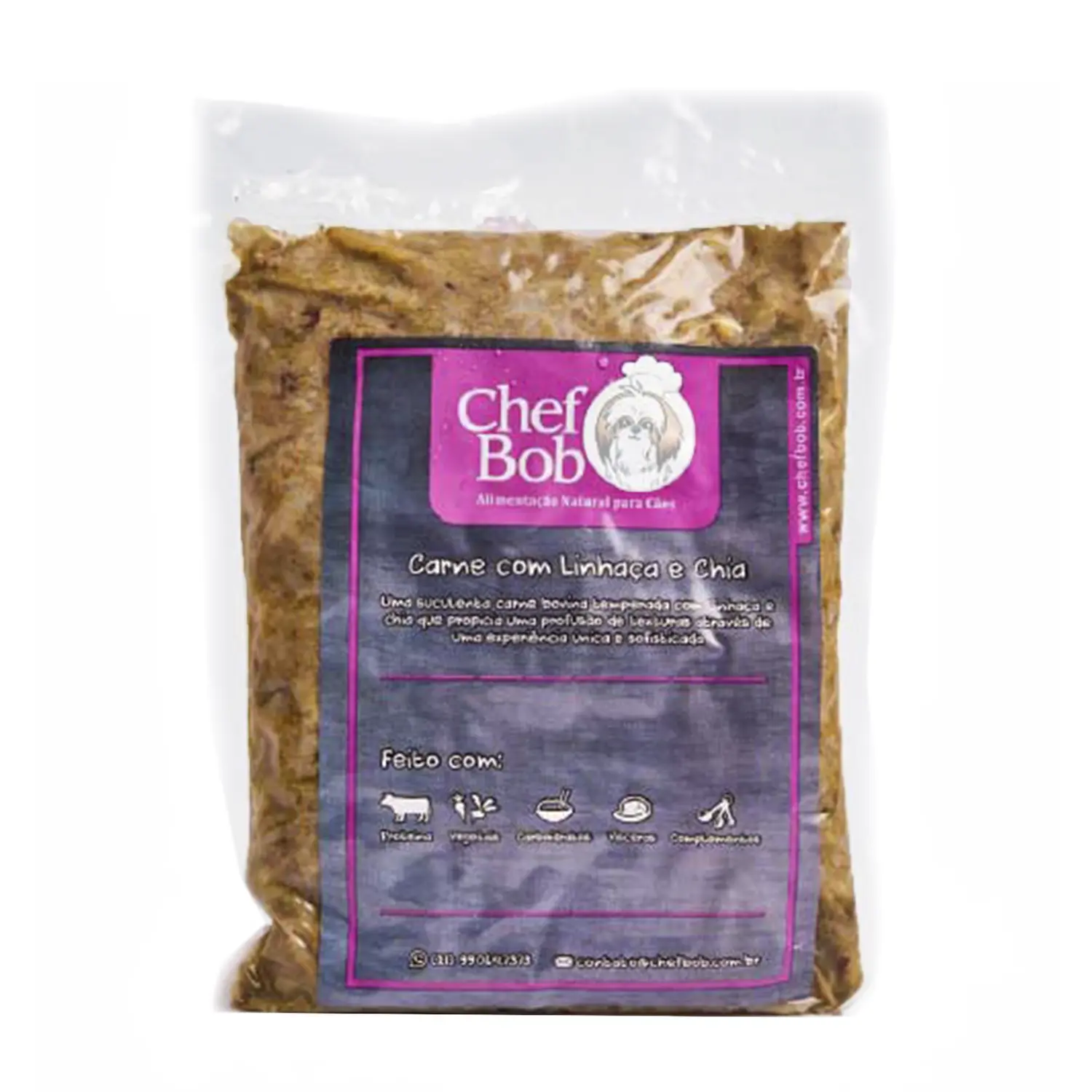Alimentacao-Natural-Chef-Bob-para-Caes-Carne-com-Linhaca-e-Chia