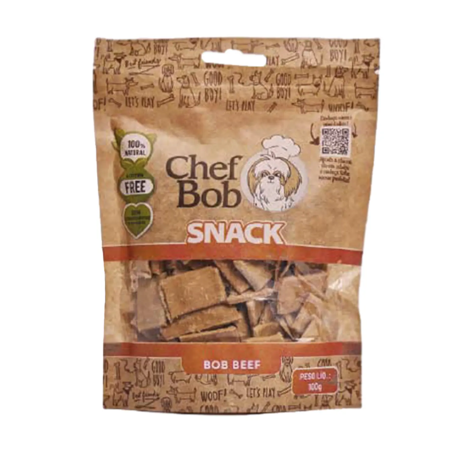 Petisco Snack Chef Bob para Cães Beef