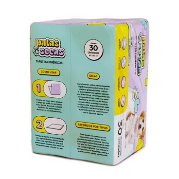 2-Tapete Higienico Slim Patas Secas Petix 30 unidades